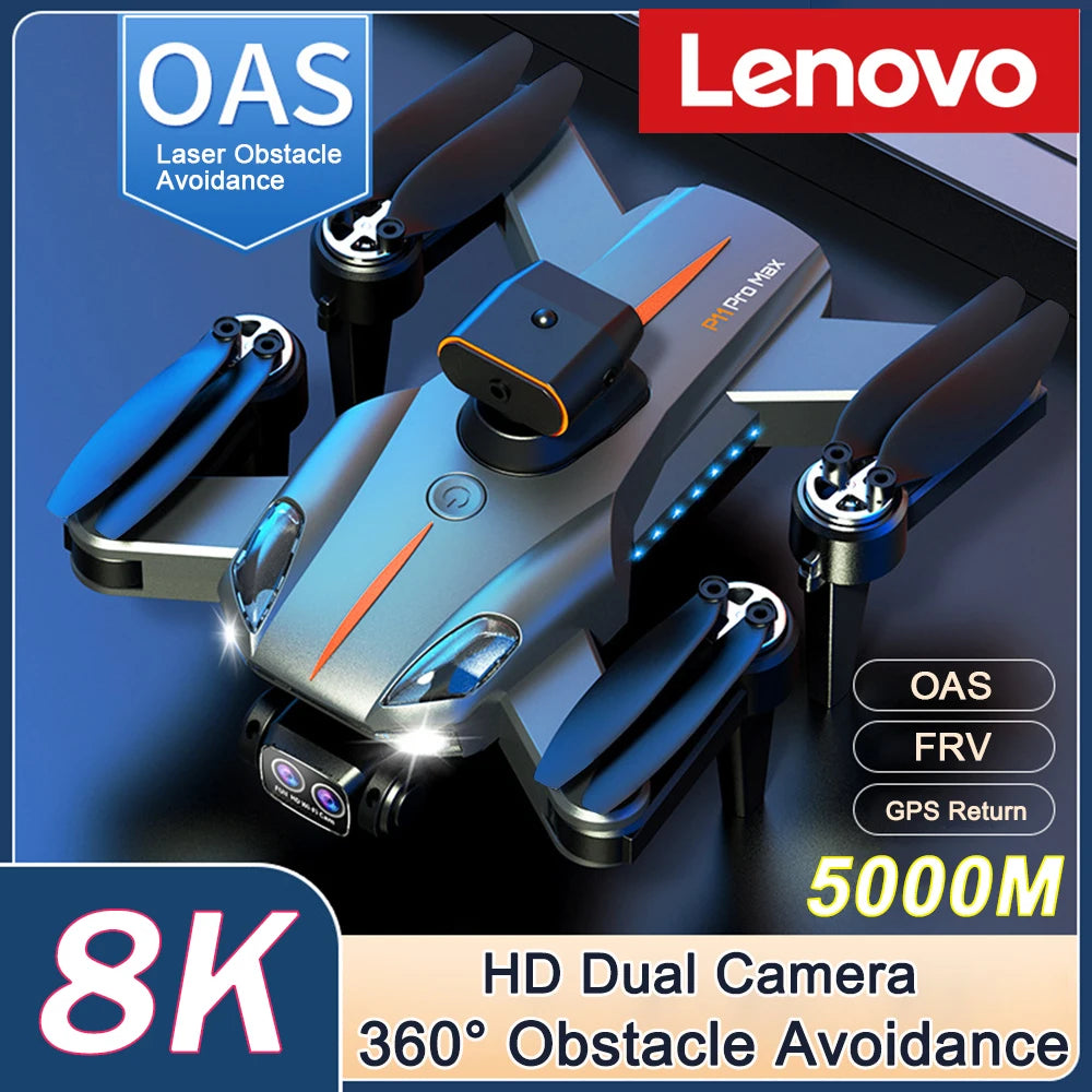 Lenovo P11S Drone 8K Professional High-Definition Aerial Photography Dual-Camera Omnidirectional Obstacle Avoidance Quadrotor