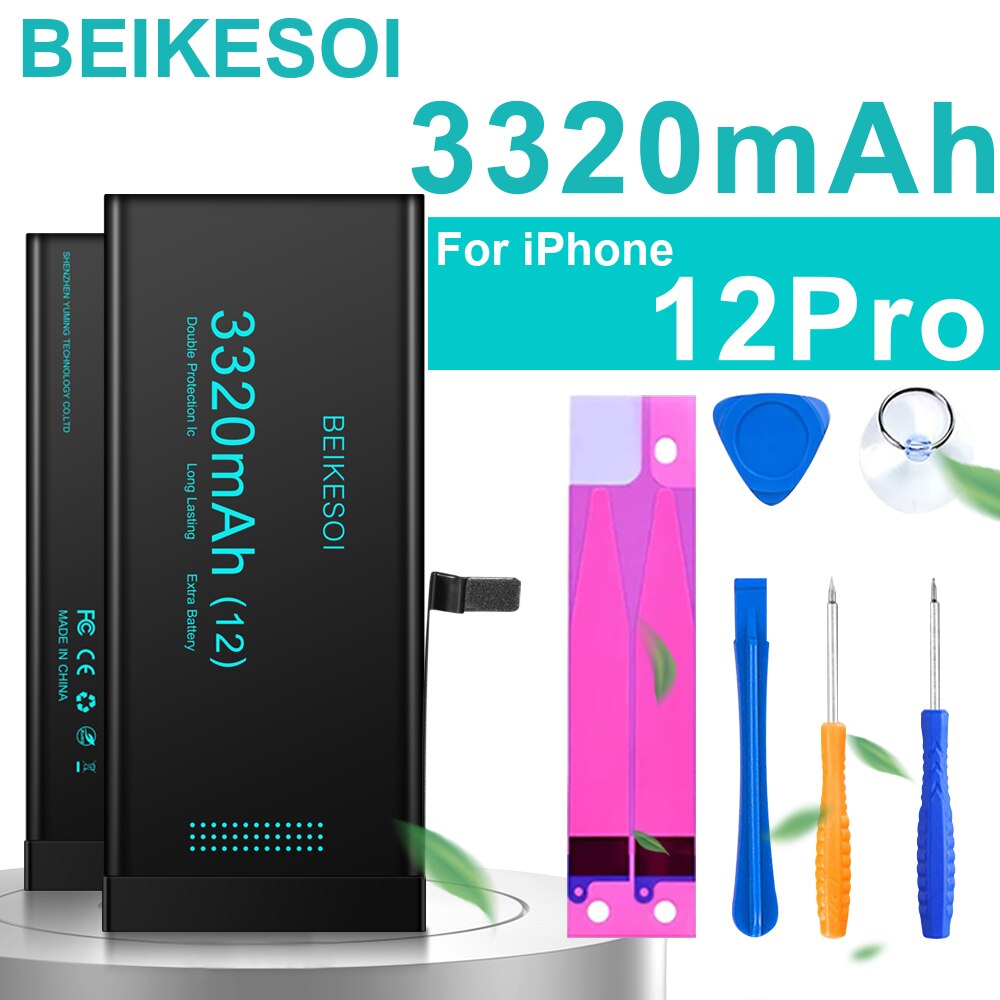 BEIKESOI phone Battery For iPhone X XR XS Max 11 Pro max 12 13 14 Replacement Bateria For Apple iPhone  X XS MAX