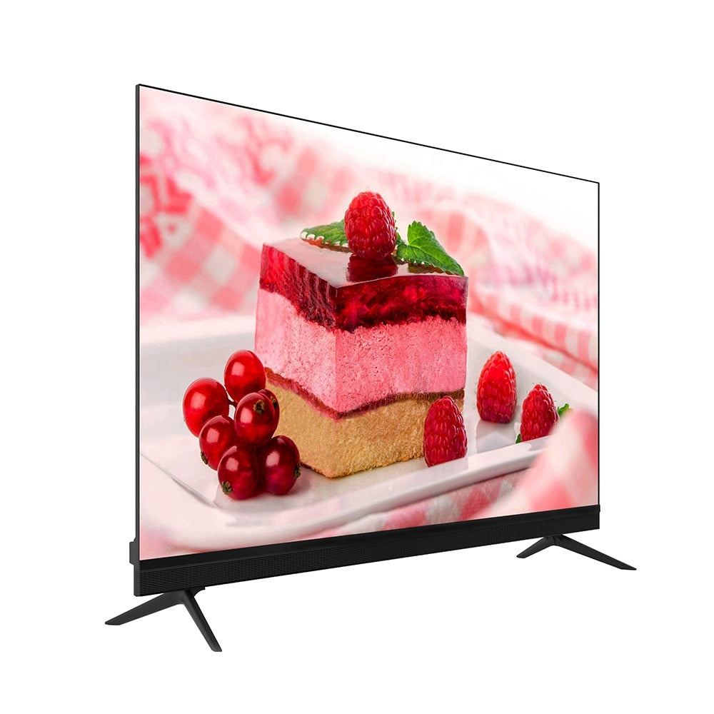 POS express43 Inch Wifi Slim Television Android TV Smart 4K UHD Large Screen Frameless LCD LED TV