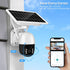 5MP 4G SIM Card Solar PTZ Outdoor Waterproof Wifi IP Camera Solar Surveillance Camera PIR Alarm Two Way Audio Color Night Vision