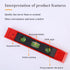 Portable ABS Shell Level Ruler High Precision Strong Magnetic 3 Bubble Level Meter Household Hardware Tools Laser Level Ruler