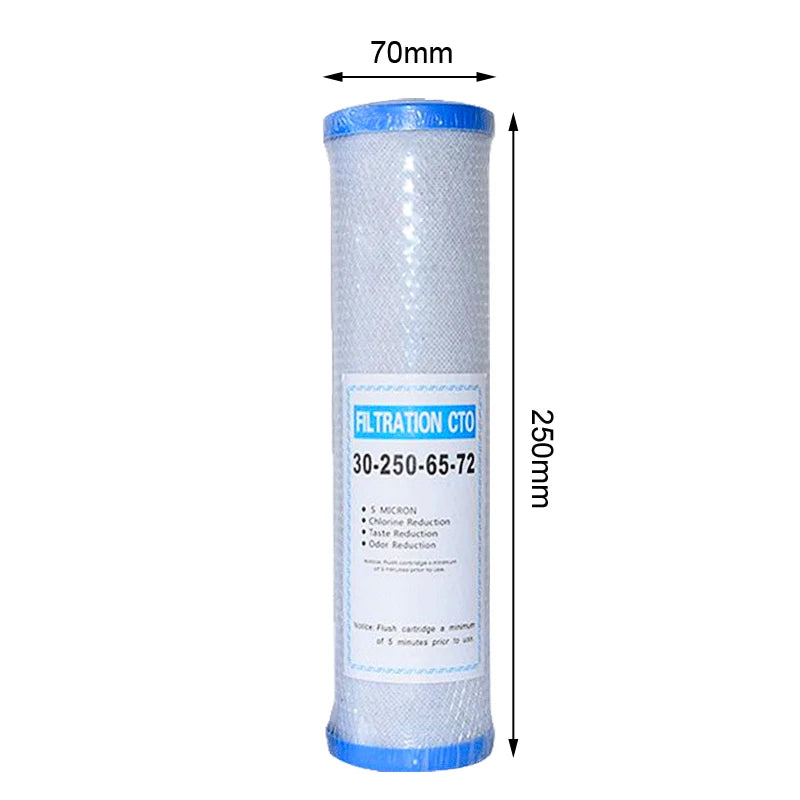 Universal Water Filter Activated Carbon Cartridge Filter 10 Inch Cto Block Carbon Filter Water Purifier Free Shipping