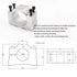 WS55-140 Brushless 300W Spindle High Speed 0.3KW Air-cool Spindle Motor DC 36V 12000 RPM MACH3 with ER11 Collet + 55mm Clamp