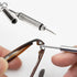 1/10/20Pcs 3 In 1 Steel Glasses Screwdriver Kit with Keychain Portable Precision Hand Tool for Phone Watch Eyeglass Repair Tools