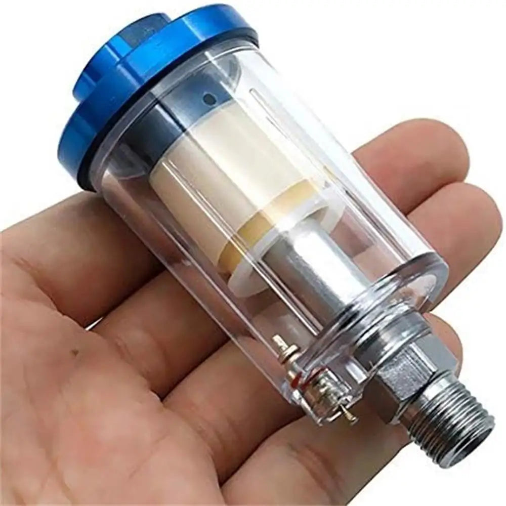 1-10PCS Paint Spray Gun 1/4in Air Line Mini Filter Water Trap Clear Painting Moisture Separator Pneumatic Tools For Airbrush