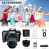 16X Zoom 64MP DSLR Camera For Photography Auto Focus 4K 60FPS Digital Video Camcorder 4.0 Inch Touch Screen Youtube SLR Recorder