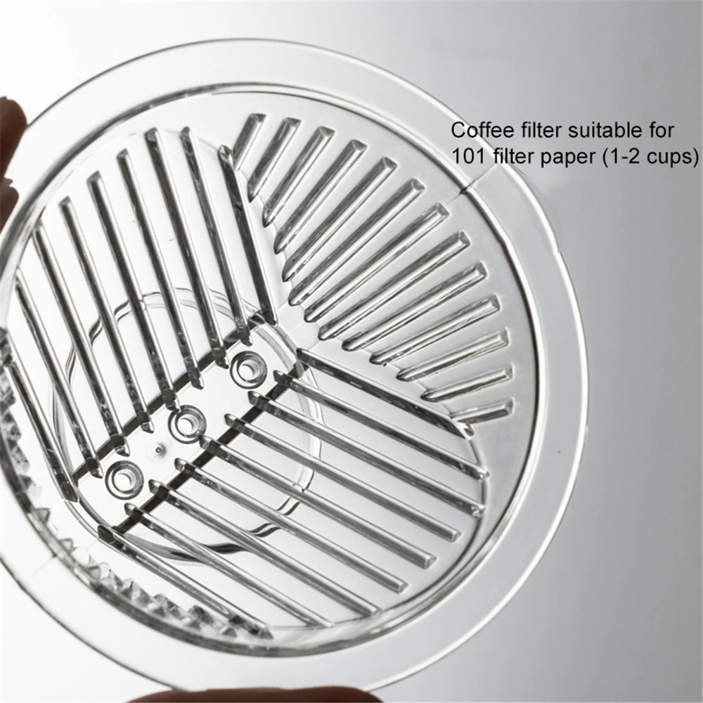 Oceanrich Automatic Brewed Coffee Machine Household Portable Rotating Espresso Coffee Maker Electric Simulation Drip Coffee Pot