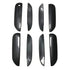 FUNDUOO for Honda Fit Jazz MK3 2008-2013 Carbon Fiber Chrome Car Door Handle Cup Bowl Cover Styling Auto Accessories