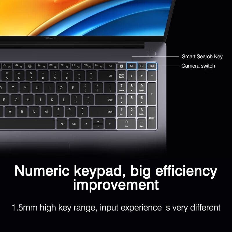 2023 HUAWEI MateBook D16 Laptop i9-13900H/ i7-13700H/i5-13500H 16GB 1TB Notebook 13th Intel CPU 16-inch With Numeric Keypad SSD