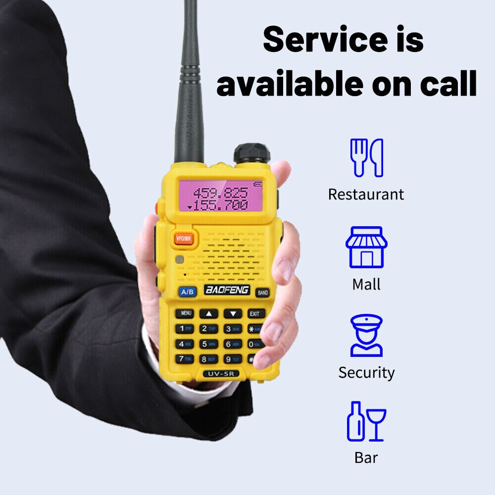 BaoFeng UV 5R Walkie-Talkie Portable FM cb Radio Stations Transceiver Wireless Set Dualband Long Range Two Way Radio For Hunting