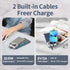 Remax 22.5W Power Bank 20000mAh Fast Charging External Battery Portable PD20W PowerBank Charger TypeC For iPhone Built in 2Cable