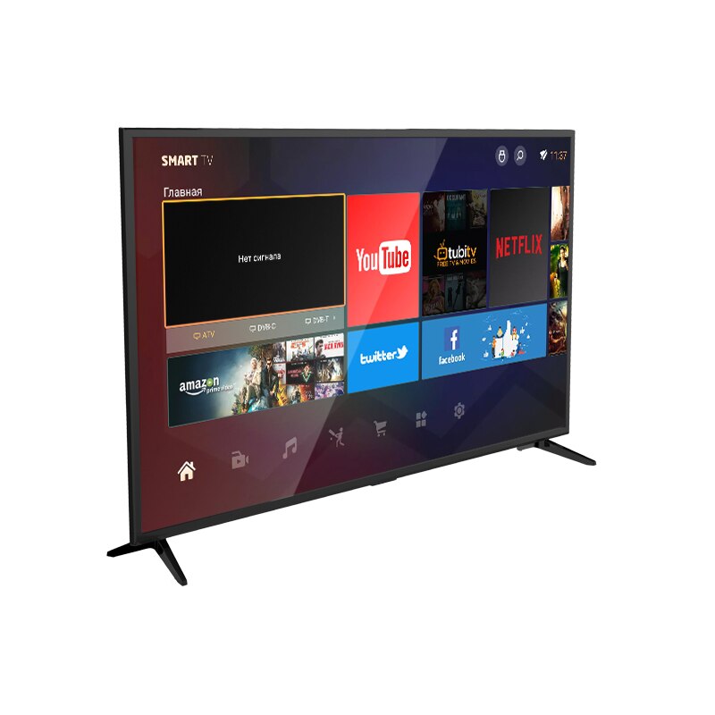 Custom factory cheap 22 24 32 40 43 50 55 60 inch China smart android LCD LED TV UHD flat screen televisions hd best smart TV