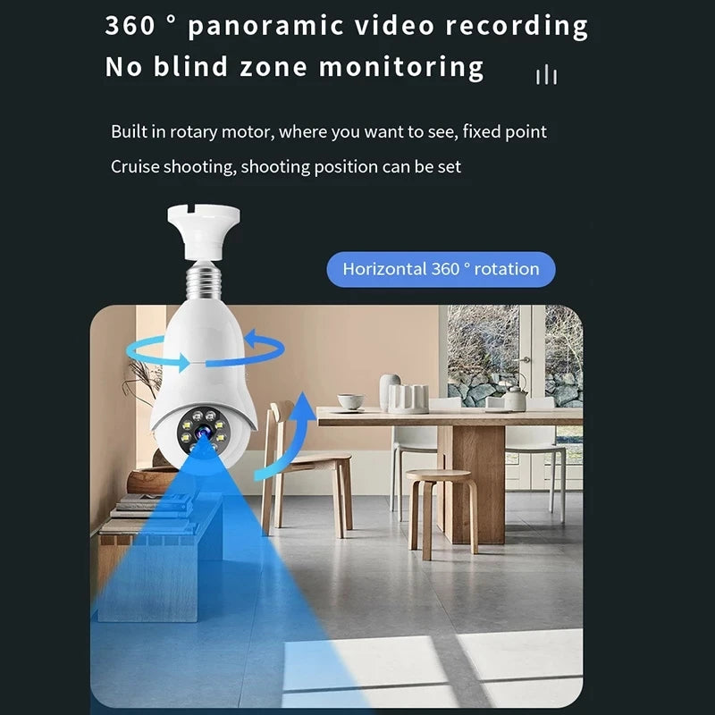 HONTUSEC YI IOT 5G 5MP Panoramic Camera Motion Detection Auto Tracking 360 Degree Security Camera Two Way Audio Baby Monitor