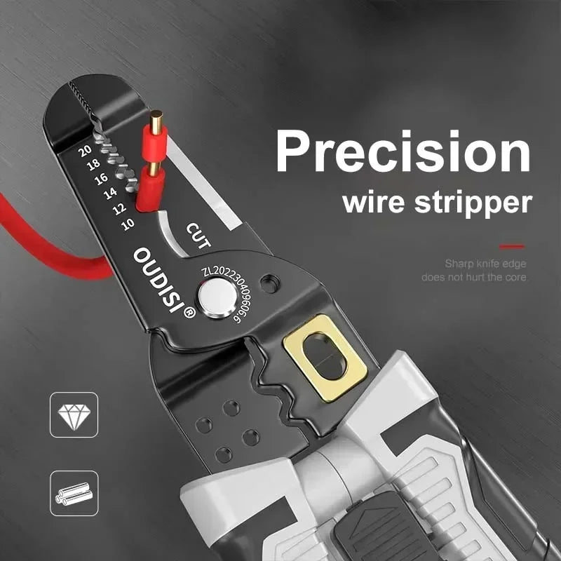 Tool Electrical Wire New Stripping Multifunction Cutter Repairing Plier Wire Hand Stripper Scissors Pulling Plier Crimping