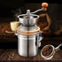 Coffee Bean Grinder Household Small Grinder Portable Hand Coffee Machine Drip Filter Coffee, Espresso, French Press