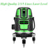 BGDCTGFZ Laser Level2/3/5Lines 3D Self-Leveling 360 Horizontal And Vertical Cross Super Powerful Green Laser Beam Line