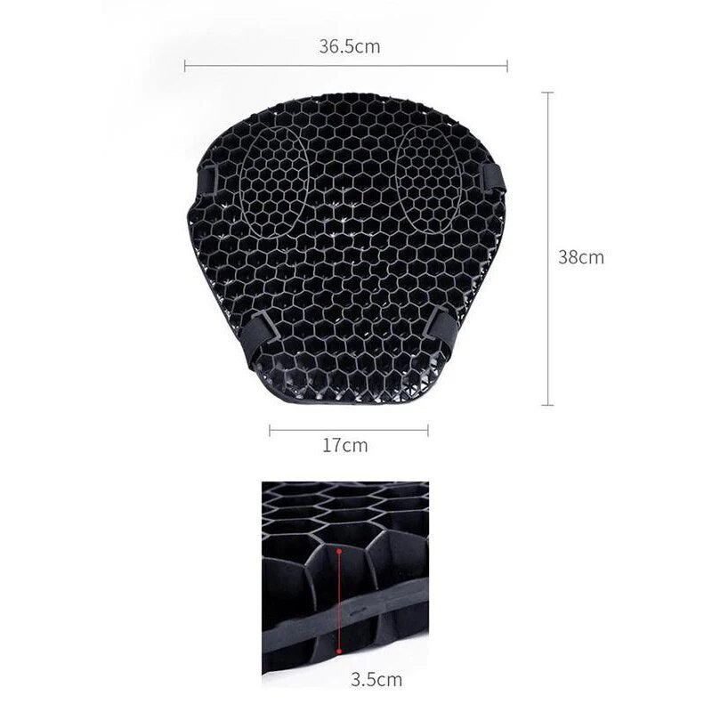 Motorcycle air cushion seat  motorcycle seat gel pad Cushion 3D Comfort bike Decompression Cover Shock Absorbing Relief Cushions
