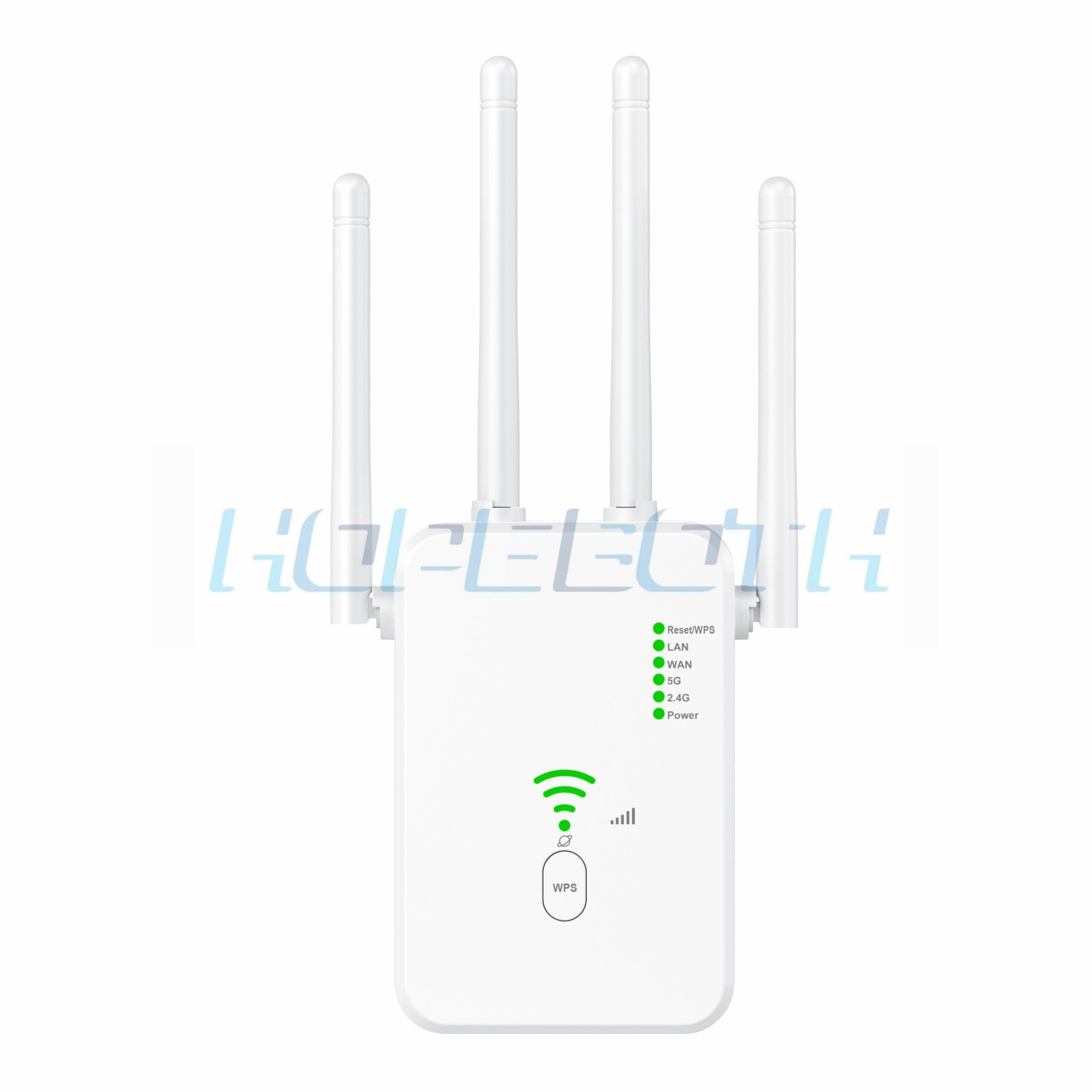5Ghz Wireless WiFi Repeater 1200Mbps Router Wifi Booster 2.4G Long Range Extender 5G Wi-Fi Signal Amplifier Repeater Black/White