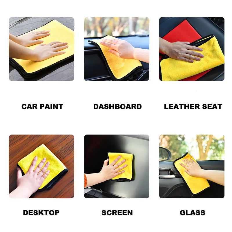 Car Wash Microfiber Towel Car Cleaning Auto Accesorios Extra Soft Car WashTowel Detailing Car Care Cloth Microfibre Towel Car