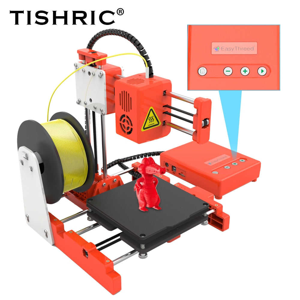 TISHRIC X1 3D Printer Child Education 3D Print High Precision Metal Material Can Custom Content 3D Printing Support Windows IOS