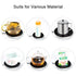 Coffee Mug Cup Warmer for Office Home Desk Use Cocoa Tea Water Milk Electric Beverage Warmer with Timer 2 Temperatures Settings