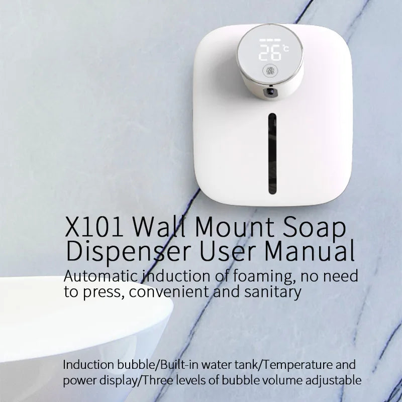 Xiaomi Automatic Foam Soap Dispenser Wall Mount Sensor Smart Infrared Touchless Sensor Liquid Soap Dispenser Hand Sanitizer