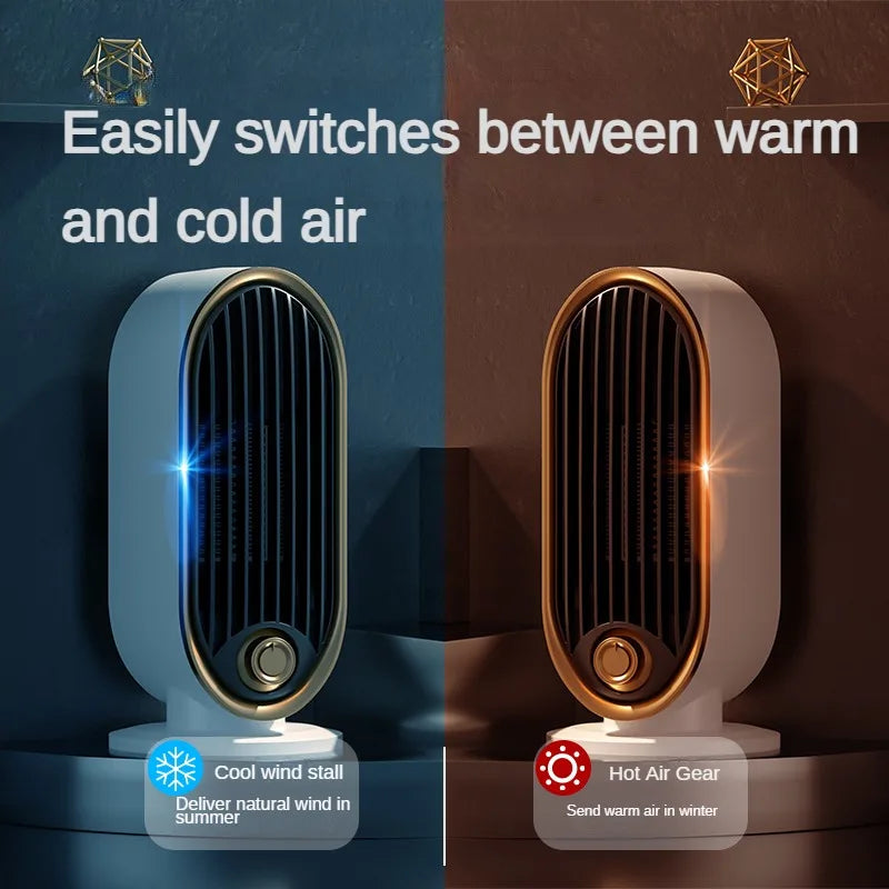 800W Desktop Portable Heater Space Heater Suitable for Home and Office Xiaomi Style Electric Heater for Warm Hands and Feet