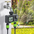 Digital Automatic Irrigation Watering Timer System Rain Delay Separate Timing Programs Sprinkler for Outdoor Lawn Gardening Pool