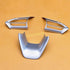 For Toyota Yaris / Yaris Cross Matt Chrome Interior Steering Wheel Switch Cover Trims Accessories