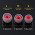 1/3Pair 4.5mm Replacement Ear Pads for In-Ear Headphones Silicone Eartips Ear Sleeve Sports Headset Accessories Universal M S L