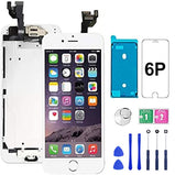 Full Set LCD Display for Iphone 8 7 6S 6 Plus Complete Screen Replacement Digitizer Assembly with Front Camera+Phone Receiver