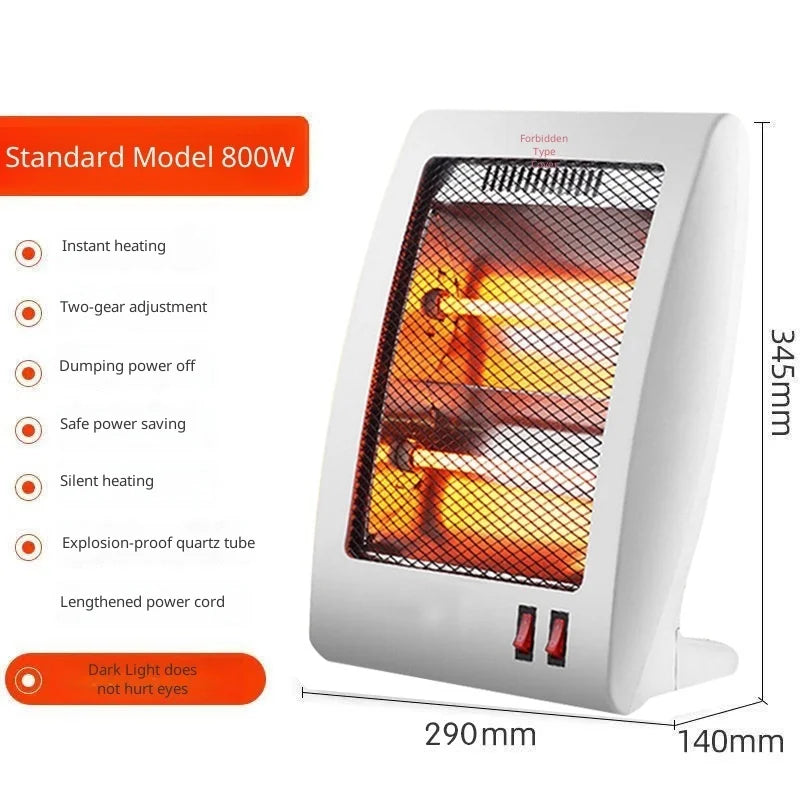 Warm Winter Home Fireplace Electric Heater Electricity Saving Mute Goldfish Heater Home Heater