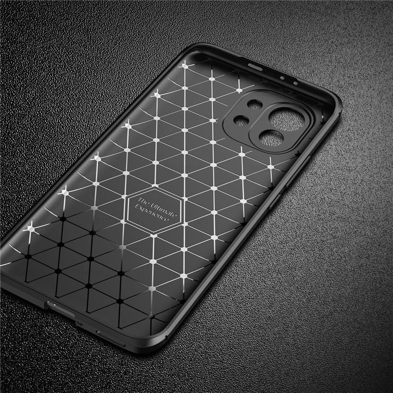 Xiaomy Mi11 Lite 5G NE Case Carbon Fiber Silicone Shockproof Coque for Xiaomi Mi 11 Lite 11Lite Light 5G NE Matte TPU Back Cover