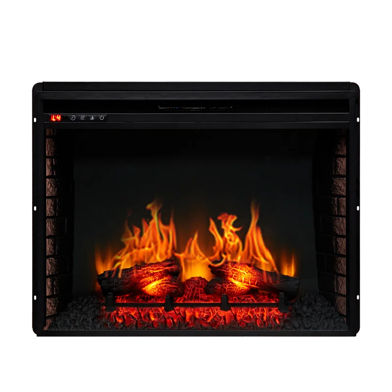 220V American Electric Fireplace Built-in European-style Decorative Electronic Simulation Flame Home Heater камин электрический