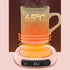 Portable Coffee Cup Heater Electric Mug Warmer  for Milk Tea Food Smart Heating Coaster 3 Gear Settings Auto-off Cup Warming Pad