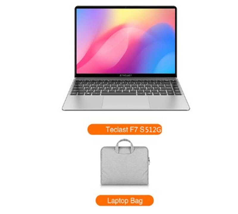 Laptopy Teclast F7S 14.1 Cal Notebook 8GB RAM 512GB SSD Windows 10 OS podwójna częstotliwość WiFi Bluetooth