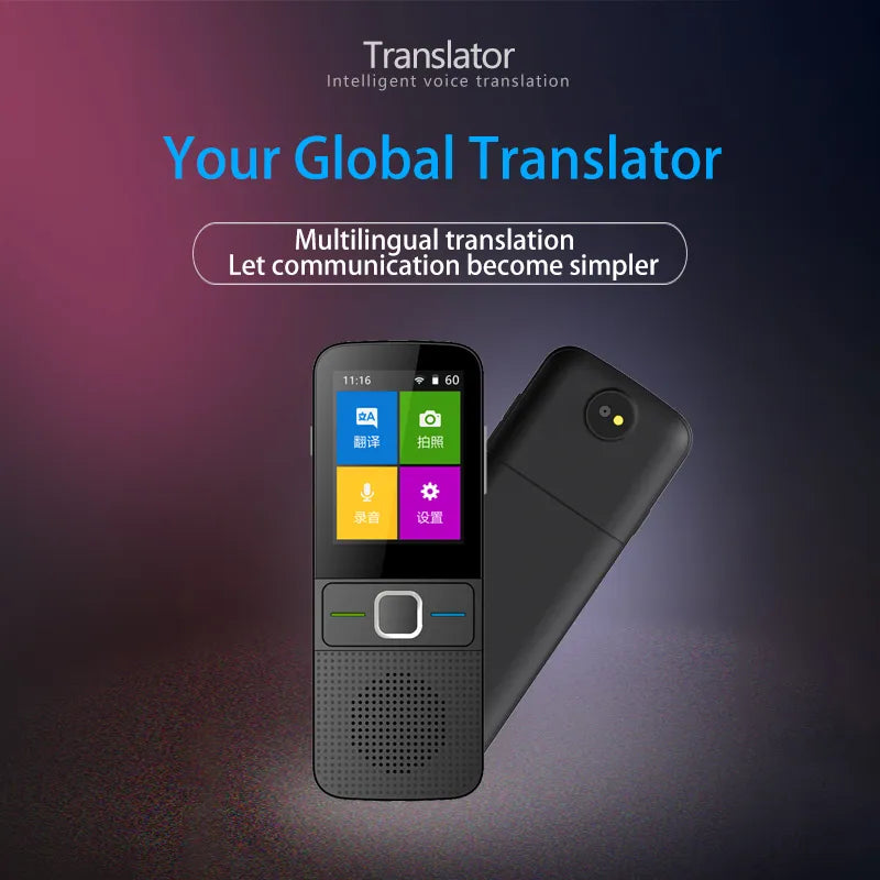 T10 Offline Voice Translator Smart Portable 137 Languages Real Time Translator Without Internet Inter-Translation Machine