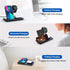 3 In 1 Wireless Charger Stand Pad For iPhone 14 13 12 11 X Apple Watch 8 7 Airpods Foldable 15W Phone Fast Charging Dock Station