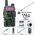 BaoFeng UV 5R Walkie-Talkie Dualband Long Range Two Way Radio For Hunting Portable FM cb Radio Stations Transceiver Wireless Set