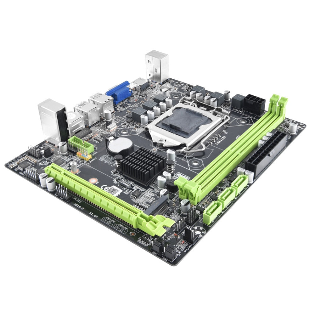 H310B Desktops MainBoard M-ATX LGA1151 Computer Motherboard Gigabit Network Card VGA+HDMI-Compatible Interface 5.1 Audio Channel