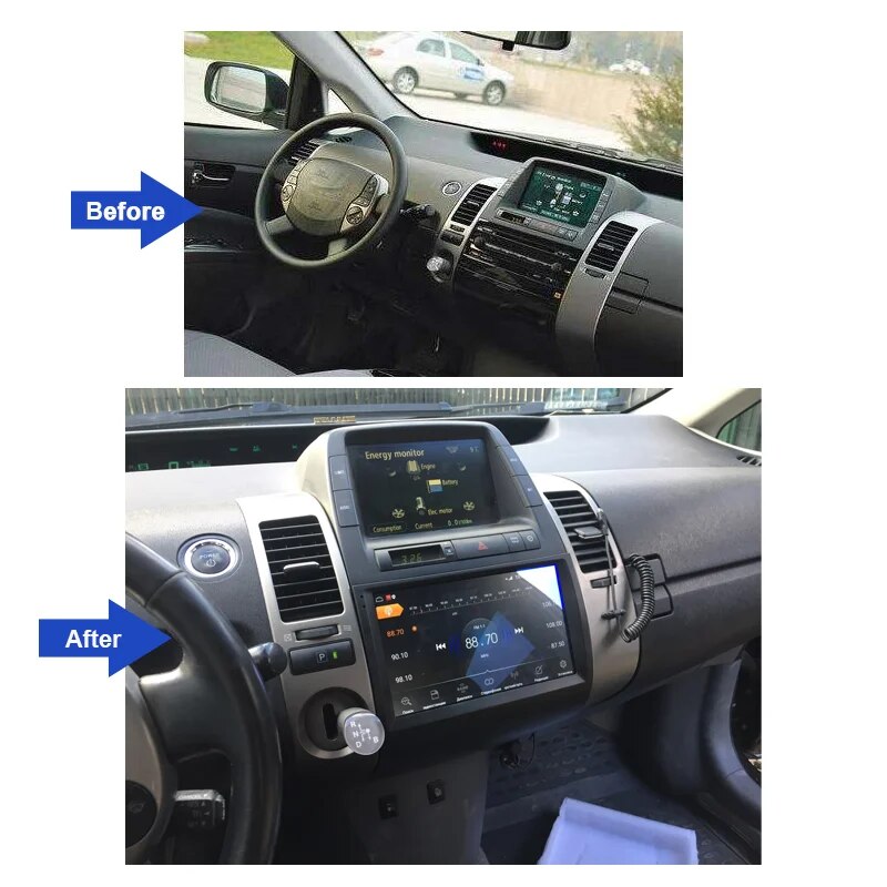 NAVISTART For Toyota Prius 20 2003-2009 Android Auto Carplay Car Radio Stereo Multimedia Player Autoradio Navigation GPS Audio