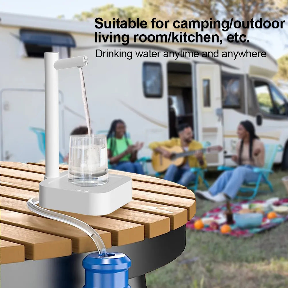 Portable Desktop Electric Water Dispenser Bottle Barreled Gallon Pump USB Rechargeable Smart Automatic Drinking Water Dispenser