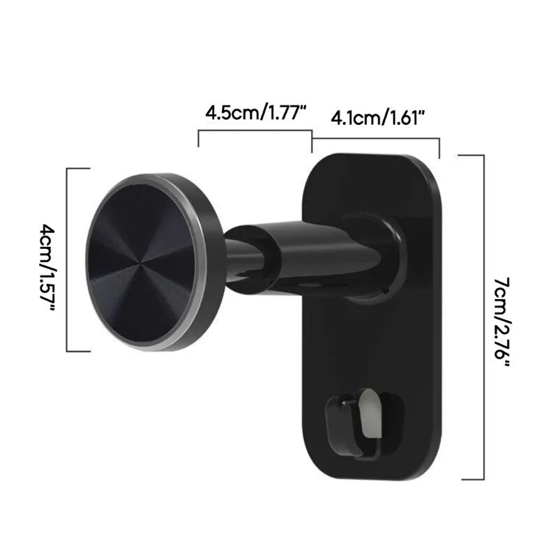 Headphone Wall Mount Holder Gaming Headset Holder Frame Earphone Protective Stand Free Hanging Hook for Door Wall