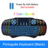 VONTAR i8 Wireless Keyboard Russian English Hebrew Version i8+ 2.4GHz  Air Mouse Touchpad Handheld for Android TV BOX  Mini PC