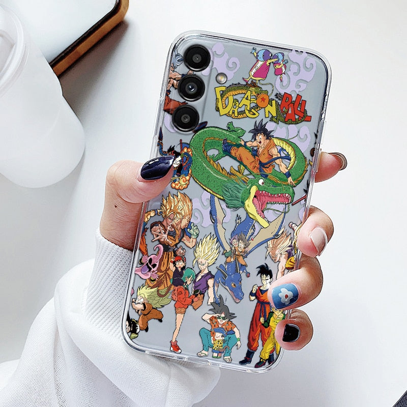 Case For Samsung Galaxy A14 5G Back Cover Dragon Anime Cool Shell Soft TPU Transparent Capa For Samsung A 14 GalaxyA14 Shell