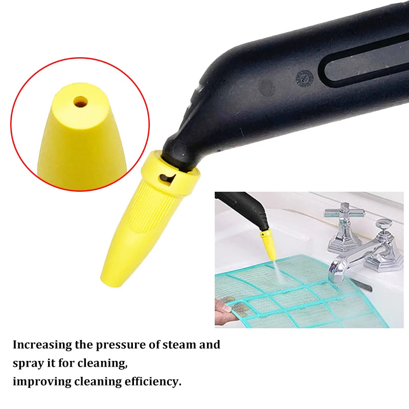 Cleaning Brush For Karcher SC2 SC3 SC4 SC5 SC7 Steam Cleaner Attachments Round Sprinkler Brushes Head Extension Nozzle Head