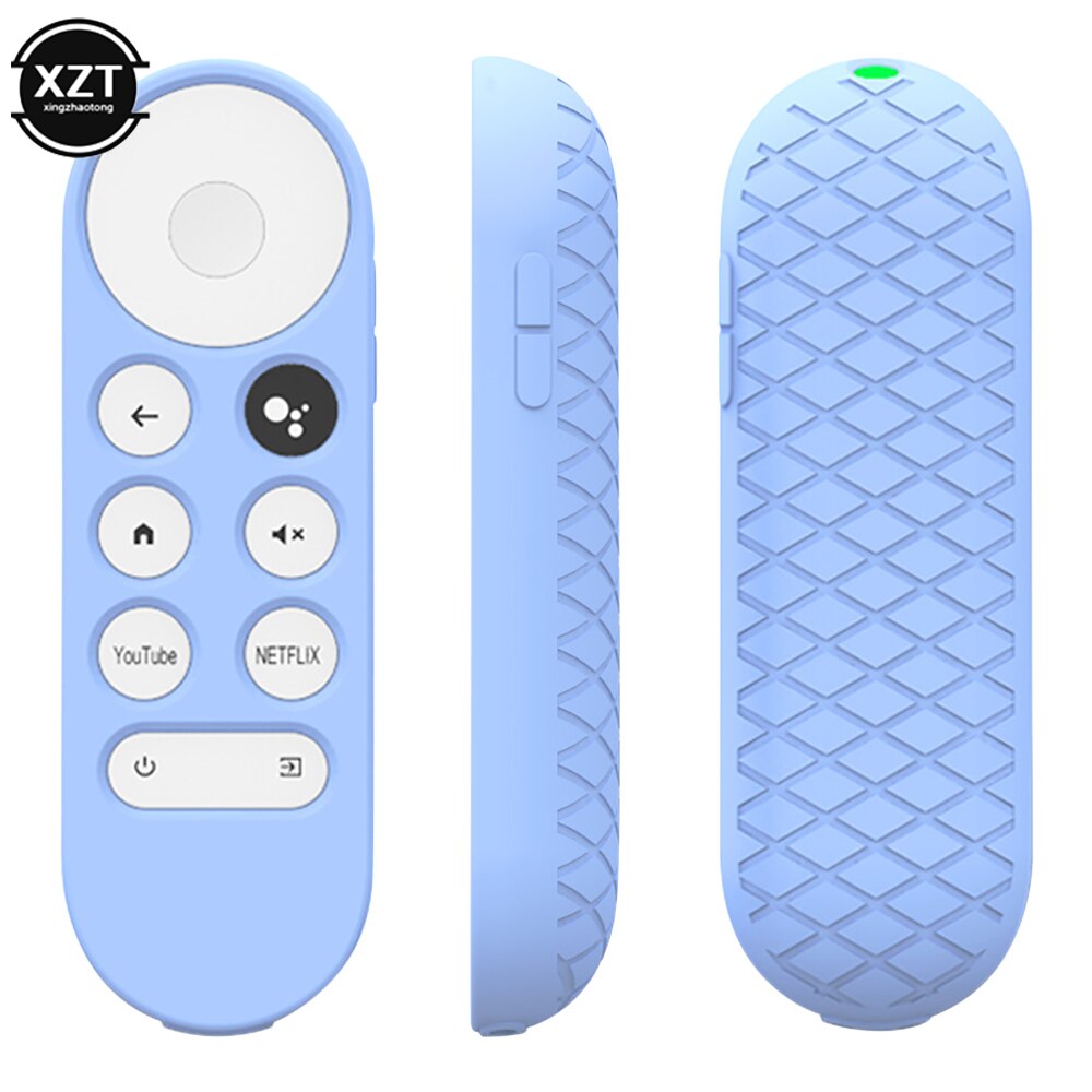 NEWEST Non-slip Soft Silicone Case For Chromecast Remote Control Protective Cover Shell for Google TV 2020 Voice Remote Control