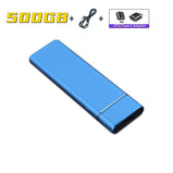 High-Speed Portable SSD 16TB Solid State Hard Disk 2TB High Capacity Storage Device External Hard Drive for Laptop/Desktop/Phone
