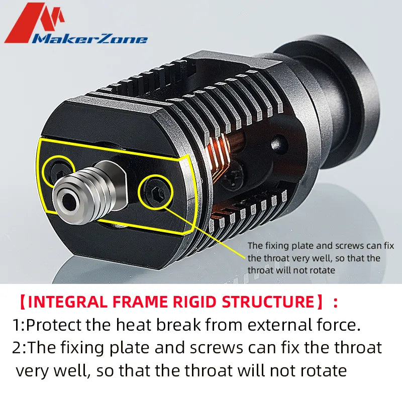 Compatible With E3D V6 Dragon 3D Printer Hotend High Flow Bimetal Heatbreak For V6 Jead 12V 24V 0.4mm Pursai3 MK3 Titan Extruder