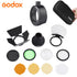 Godox Magnetic Round Head Flash Accessory For Godox AK-R1 Kit Mini Photography Replacement Parts For Godox H200R v1 flash